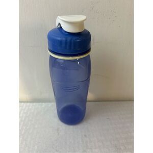 Rubbermaid‎ blue water bottle finger loop vintage